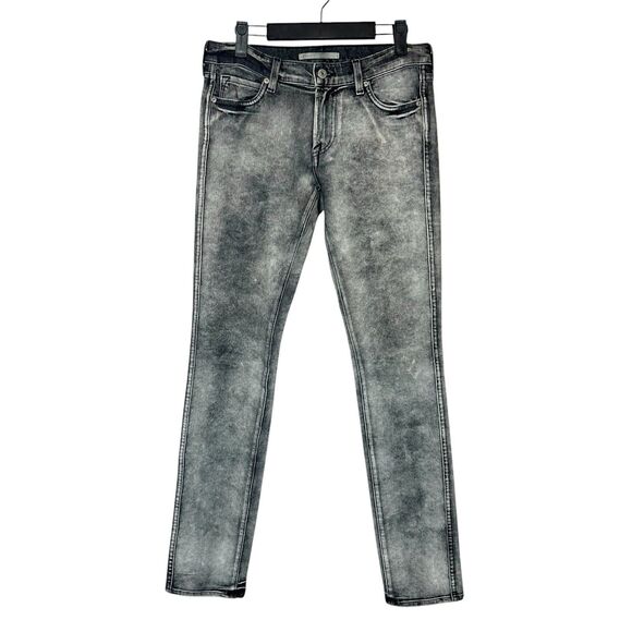 Vince Gray Acid Wash Skinny Jeans Size 27 Stretchy Jeggings - Picture 1 of 6